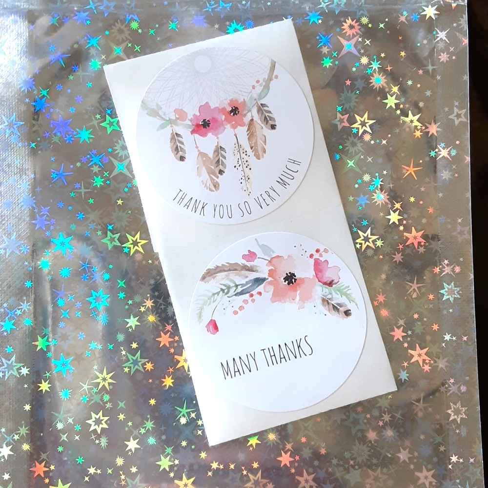 40 Holographic 4x6 bags and 30 stickers